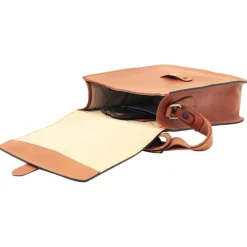 Listonoszka skórzana męska "Wolsztyn" Koniak