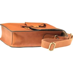 Listonoszka skórzana męska "Wolsztyn" Koniak