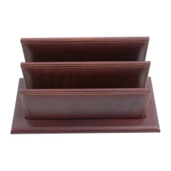 Luksusowy listownik na biurko ze skóry