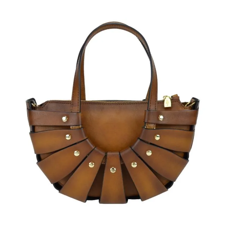 Mała elegancka Listonoszka skórzana na łańcuszku. "Simona"