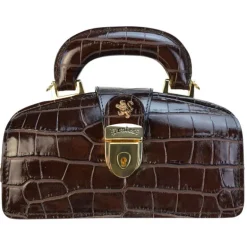 Mała elegancka skórzana listonoszka. "Lady Brunelleschi" K120/M