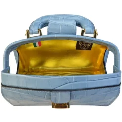 Mała elegancka skórzana listonoszka. "Lady Brunelleschi" K120/M