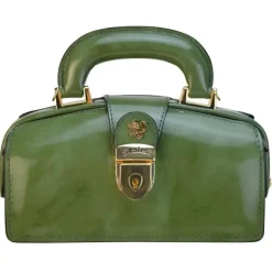 Mała elegancka skórzana listonoszka. "Lady Brunelleschi" R120/M