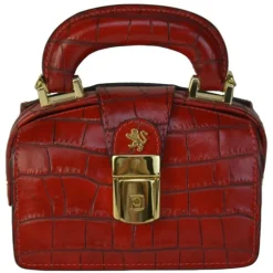 Mała elegancka skórzana listonoszka. "Lady Brunelleschi" K120/18