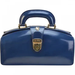 Mała elegancka skórzana torebka na rączce.  "Lady Brunelleschi" R120/N