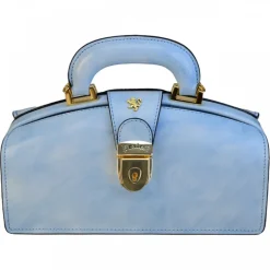 Mała elegancka skórzana torebka na rączce.  "Lady Brunelleschi" R120/N