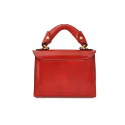 Mała elegancka torebka skórzana na rączce "Lucignano" R280/20