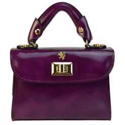 Mała elegancka torebka skórzana na rączce "Lucignano" R280/20