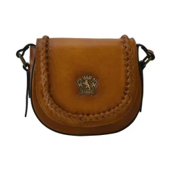 Mała listonoszka skórzana damska z klapą "Torri"