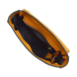 Mała listonoszka skórzana damska z klapą "Torri"