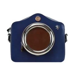 Mała listonoszka skórzana wykonana na wzór aparatu fotograficznego. R444P