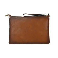 Mała torebka skórzana z elementami z plecionki "Montebonello"