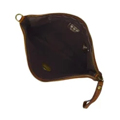 Mała torebka skórzana z elementami z plecionki "Montebonello"