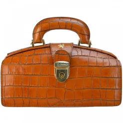 Mała torebka skórzana z tłoczonym wzorem "Lady Brunelleschi" K120/N