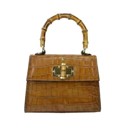 Mała torebka skórzana z wzorem "Castalia" K298/26