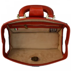 Mała torebka ze skóry ze zwierzęcymi wstawkami z przodu i z tyłu. "Lady Brunelleschi" C120N