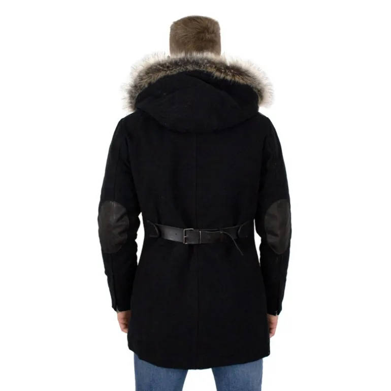 Męska kurtka zimowa "Tela Olona" Czarny