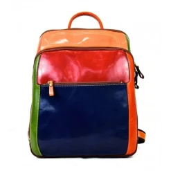 Męski plecak skórzany  "Appia Multicolor"