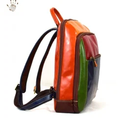 Męski plecak skórzany  "Appia Multicolor"