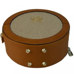 Owalna mała torebka skórzana damska Summer