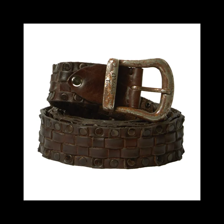 Pasek damski / męski ze skóry "Four roses" BC