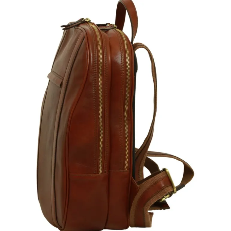 Piękny plecak skórzany na komputer 13" Nowy Sącz Brązowy