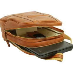 Piękny plecak skórzany na komputer 13" Nowy Sącz Koniak