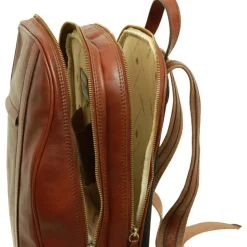 Piękny plecak skórzany na komputer 13" Nowy Sącz Brązowy