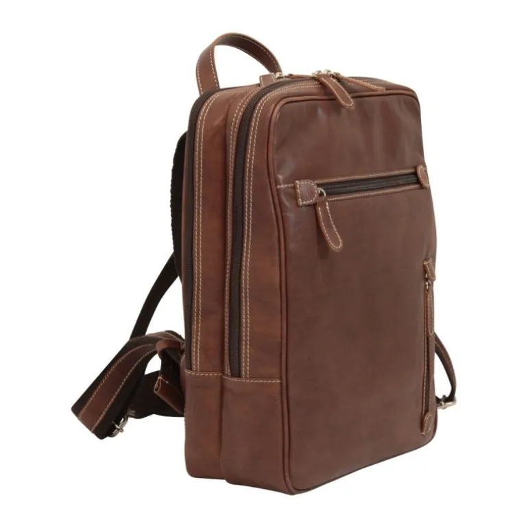 Plecak na komputer ze skóry "Pulawy II" BR