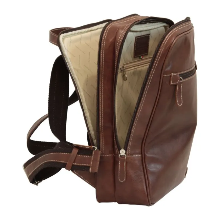 Plecak na komputer ze skóry "Pulawy II" BR