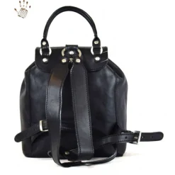 Plecak skórzany damski "Aurelia" Czarny