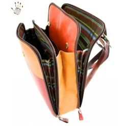 Plecak skórzany damski "Pontina Multicolor"