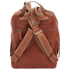 Plecak z licowej skóry cielęcej o oryginalnym designiem "Goleniów" BR