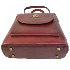 Plecak-torbebka z prawdziwej włoskiej skóry