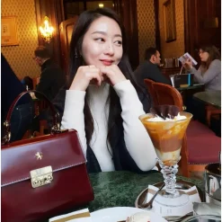 Ponadczasowa torebka Damska skórzana "Artemisia" R299