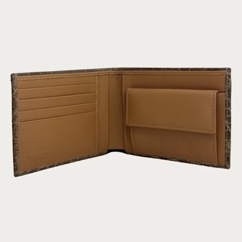 Porfele Krokodyl z kieszonką na monety CO