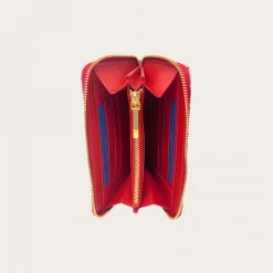 Portfel Damski Skóra z Pytona Rosso