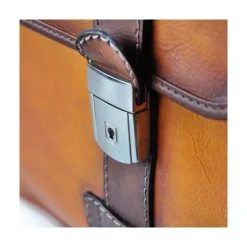 Praktyczna teczka z włoskiej skóry "Vallombrosa" B500