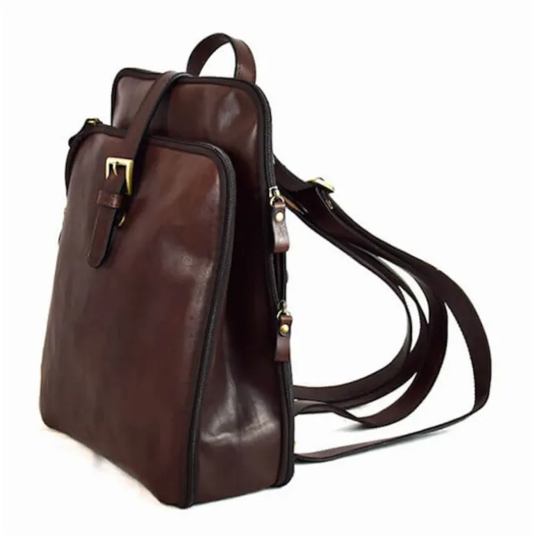 Praktyczny skórzany plecak damski "Pontina"