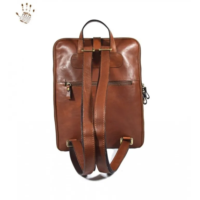 Praktyczny skórzany plecak damski "Pontina"