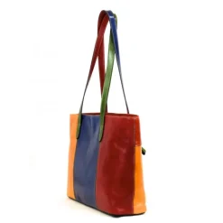 Przepiękna torebka damska skórzana "Corte dei Butteri" Multicolor