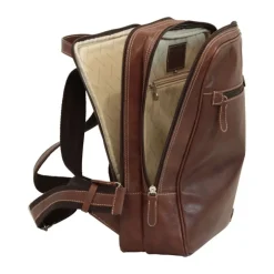 13" plecak na komputer z miękkiej cielęcej skóry "Pulawy" BR