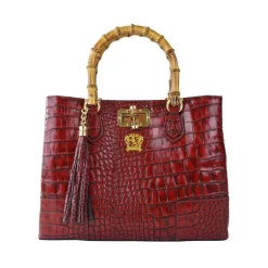 Średnia kuferek skórzana ze zwierzęcym motywem. "Sarteano" K