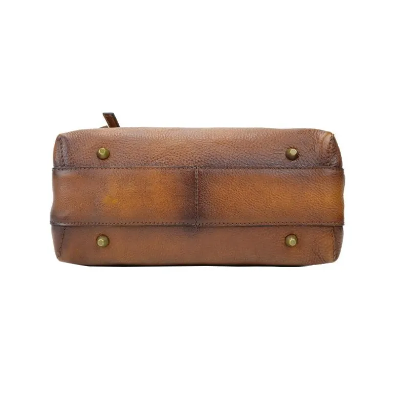 Średnia skórzana kuferek damska. "Camperiti"