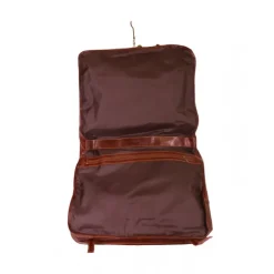 Skórzana torba na ubrania z 2 wieszakami