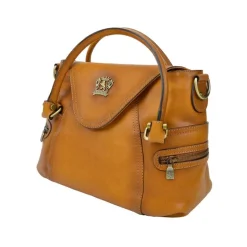 Skórzana torebka damska na podwójnych rączkach. "Rincine"