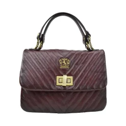 Skórzana torebka damska z wzorem. "Pian d'Alma"