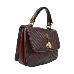 Skórzana torebka damska z wzorem. "Pian d'Alma"