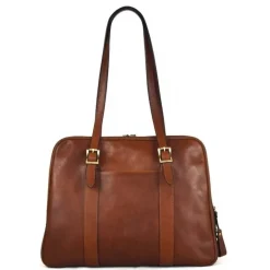 Skórzana torebka na długiej podwójnych rączkach "Rocchette"