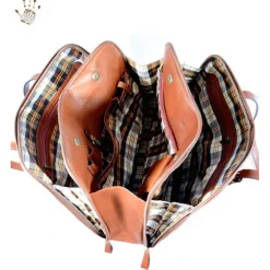 Skórzana torebka na długiej podwójnych rączkach "Rocchette"